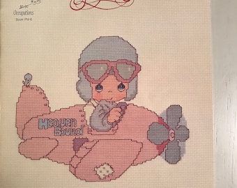 Designs by Gloria & Pat Counted Cross Stitch Pattern Book, "Precious Moments OCCUPATIONS, PM-6