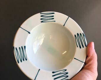 Vintage Handmade Ceramic Ring Dish