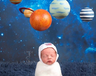 Space Digital Backdrop, Newborn Digital Backdrop