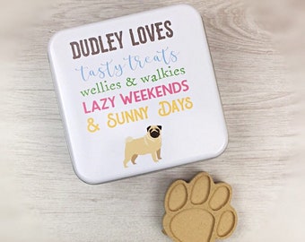 Personalised Dog Treat Tin - Keepsake - Gift Idea