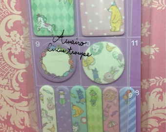 Miniature sticky note set