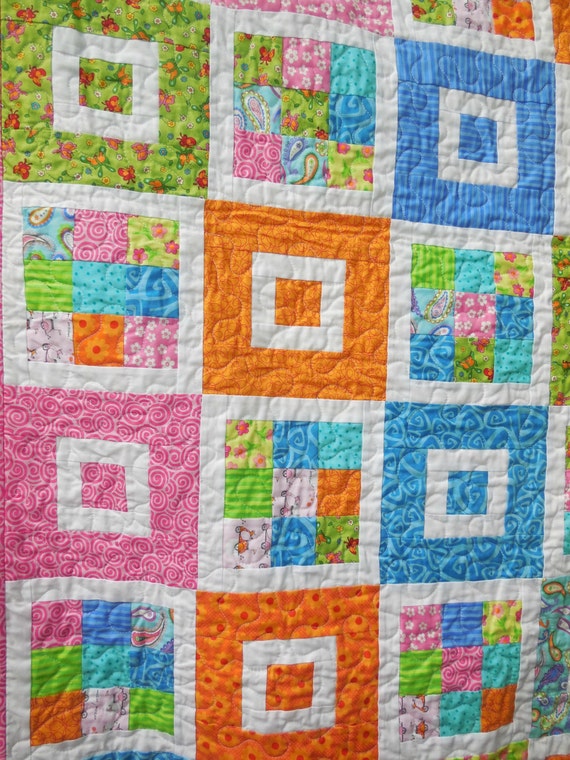 Modern Nine Patch Quilt