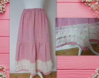 Skirt or petticoat ruffles