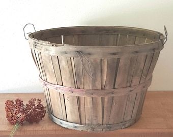 Mid Century Bushel Basket