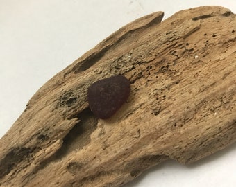 Ruby red flawless genuine seaham sea glass