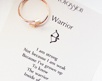 Rose Gold Arrow Ring, arrow wrap ring, adjustable arrow ring, arrow ring, knuckle ring, midi ring, graduation gift, inspirational
