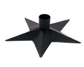 Black Star Taper Holder