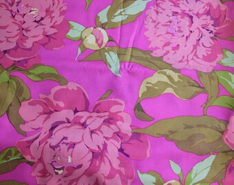 Kaffe Fassett Collective - Martha Negley PWMN059 Farmington May Peony (Pink) Fabric for Rowan/Westminster - OOP - By The Yard
