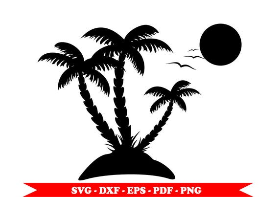 Download SVG palm tree SVG coconut tree clip art in SVG digital