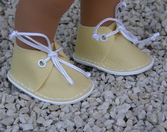 Yellow shoes for Wichtel dolls