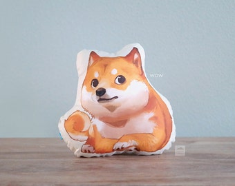 DOGE Shiba Inu Pillow (wow)