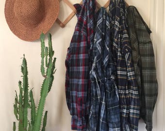 Vintage Flannel | Unisex | Fall and Winter Flannels | Vintage Clothing | You Pick Your Size