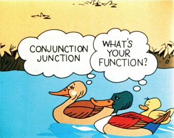 SchoolHouse Rock - Conjunction Junction Ducks - Poster / Print