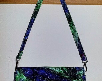 Northern Lights Handbag / Clutch - Purse with multiple compartments
