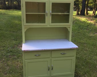 Vintage Hoosier, Kitchen Cupboard, Buffett, Storage, Farmhouse, Ranch Decor