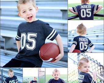 Football birthday shirt, football party, sports birthday shirt, youth football jersey, toddler football jersey, boys birthday party