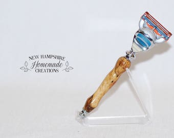 Fusion Razor Handle - Spalted Maple wood - Shaving Razor - Wooden Razor Handle