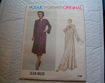 Vintage Vogue Designer Original 2198 Jean Muir Miss Dress