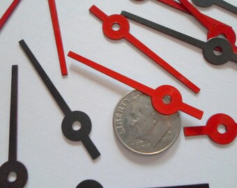 10 Vintage Enamel Watch Hands Charms Pendants