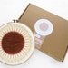 Sunflower Embroidery Kit, Summer Needlework Kit, Flowers Weaving Tutorial, Modern Embroidery Pattern, Complete Sewing Kit, DIY Hoop Art Kit