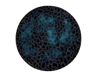 Imaginary Star Chart - Archival 8x10 Art Print - Contemporary Watercolor Painting - Astronomy, Night Sky - by Natasha Newton