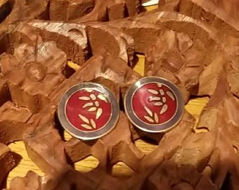 Vintage Laurel Burch earrings. "BAMBOO"