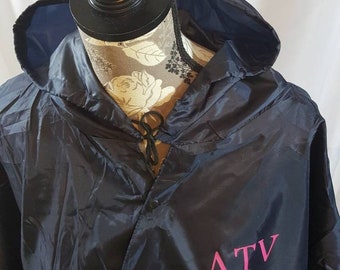 Hooded Puncho. Stay dry when it is raining outside.
