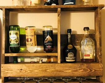 Wine and liquor rack