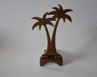 Wooden phone stand Palm, Phone holder for smartphone, Phone docking station, iPhone stand, Charging Station