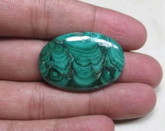 Azurite Malachite Azurite Malachite Cabochon Azurite Malachite Gemstone Loose Azurite Malachite Size 25 x 37 x 6 mm Azurite Round ET 5319