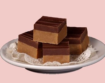1 1/4 pounds chocolate and Peanut butter fudge