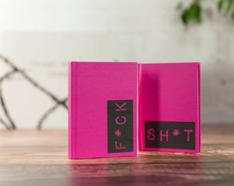 Pink little notebooks - Fuck & Shit