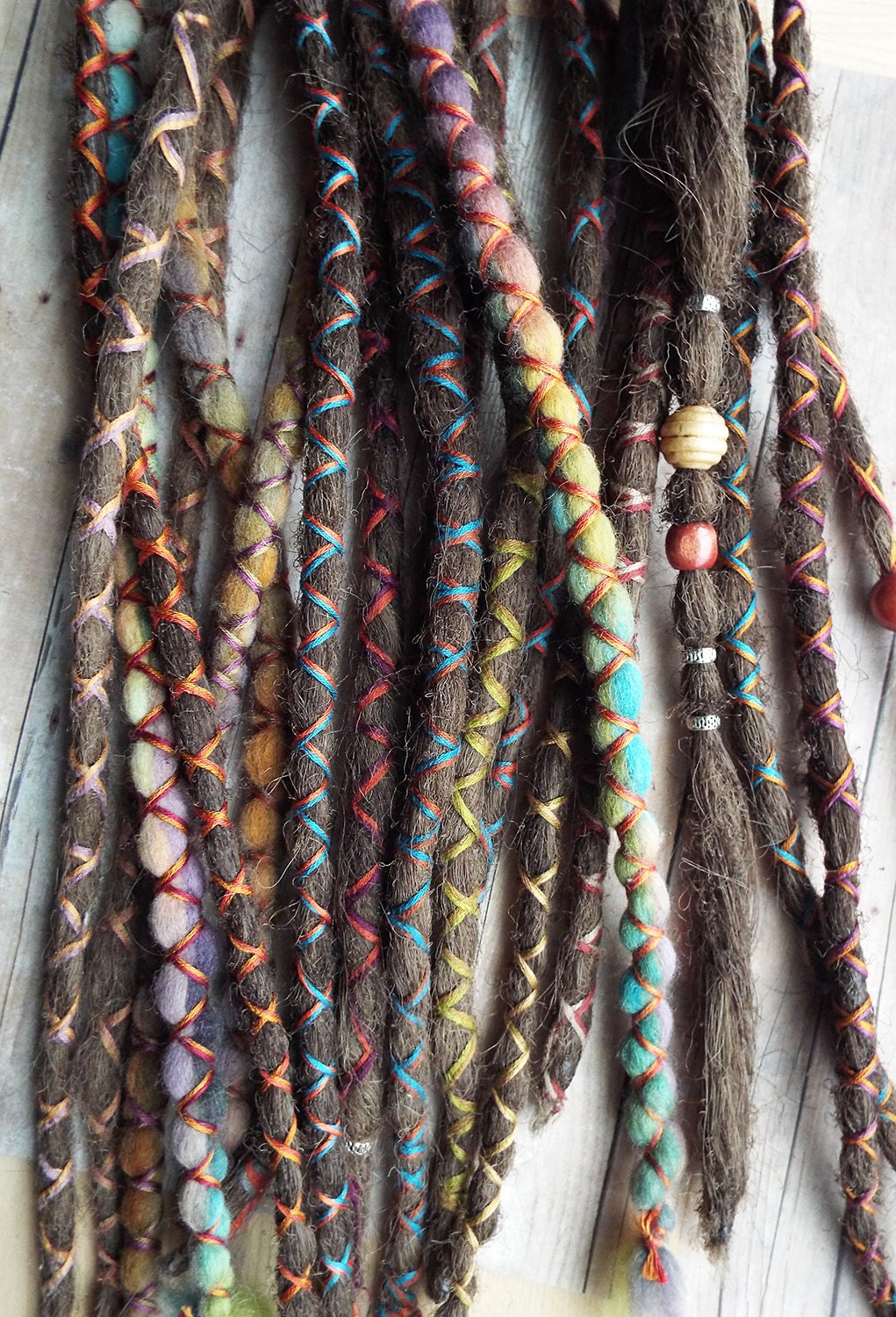 10 Custom Standard Clip In Or Braid In Synthetic Hair And