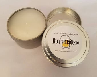 Butterbrew Candle- Butterscotch Wizard Drink scented candle