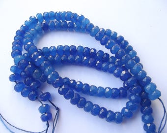 72 faceted jade beads dyed 5 x 8 mm CHEBAR 511