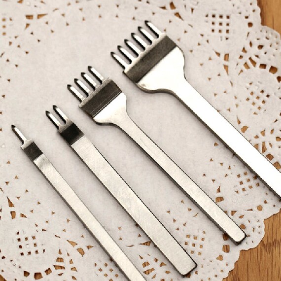 1/2/4/6 Chisels Diamond Leather Stitching Chisel SetLeather