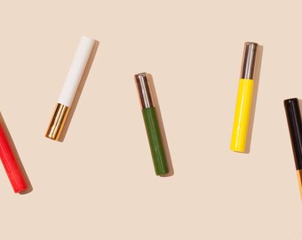 The Voltaire: Gold and Porcelain Pipe