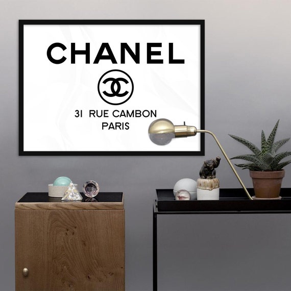 Chanel Logo PRINTABLE 31 Rue Cambon Paris Fashion Coco