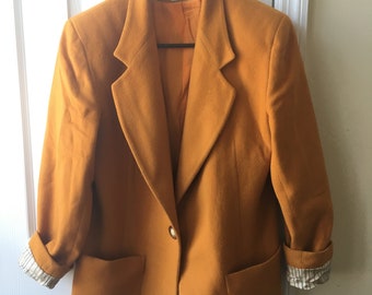 Mustard Yellow Blazer