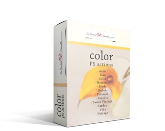 Color photoshop actions (in Spanish)