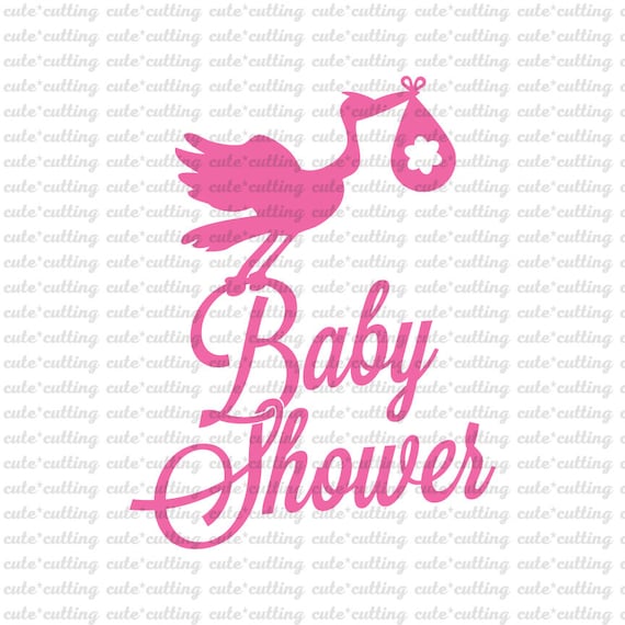 Baby shower svg stork baby svg baby svg stork svg dxf jpeg