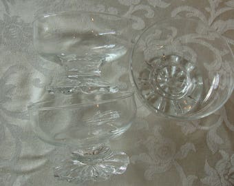 Vintage Footed Dessert Dishes