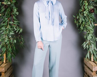 The Elizabeth Bow Blouse