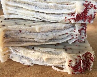 Cranberry Orange Soap / Cold Process Soap / Vegan Soap / Handmade Soap / Bar Soap