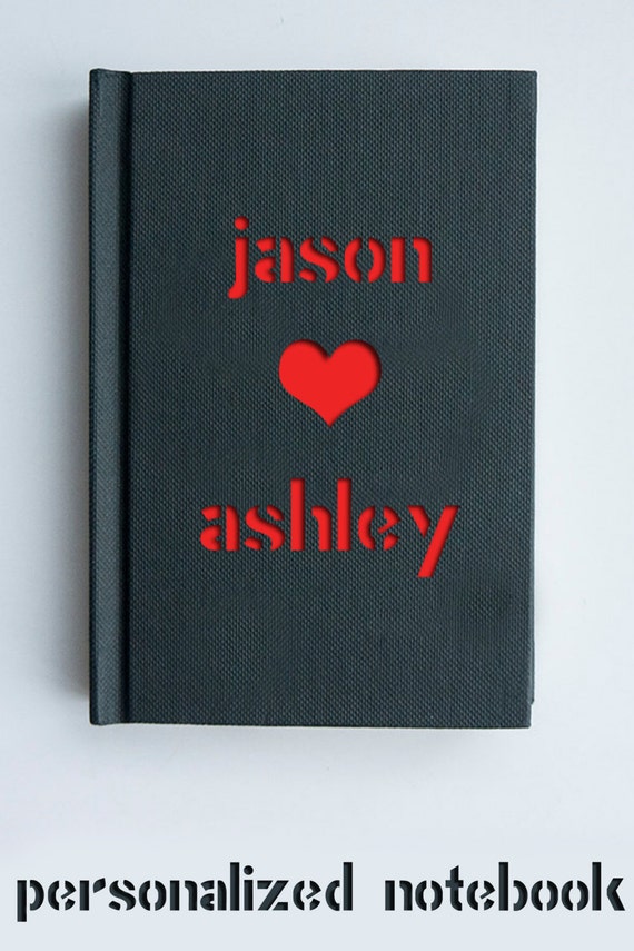 LOVERS Notebook For Couples Personalized Notebook