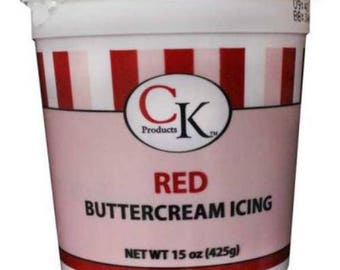 Red Buttercream Icing - CK Products - 15 oz