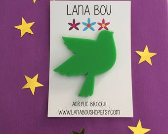 BARGAIN BROOCH - Turtledove Birdie Brooch