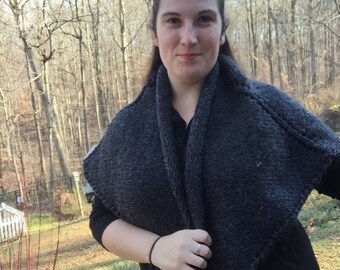 Warm Wooly Hug Shawl