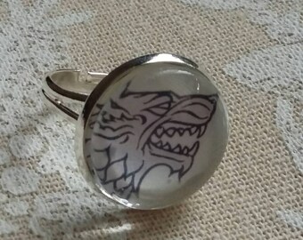Haus Stark Silber ring
