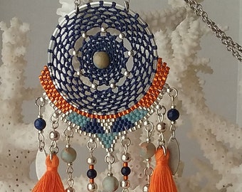 Dream catcher necklace